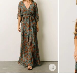 NWT Baltic Born Kia Kimono Maxi Dress